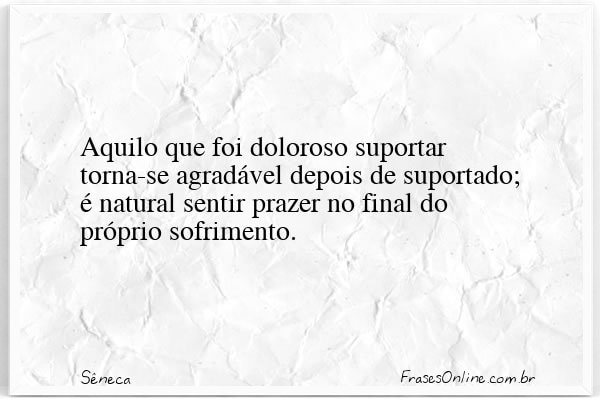 Frase de Sêneca
