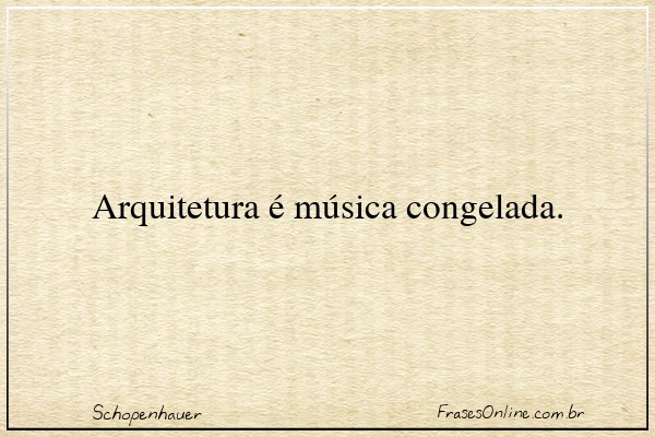 Frase de Schopenhauer