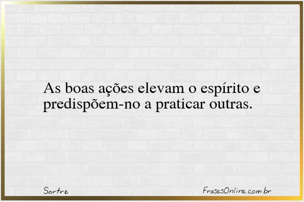 Frase de Sartre