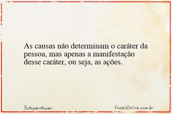 Frase de Schopenhauer