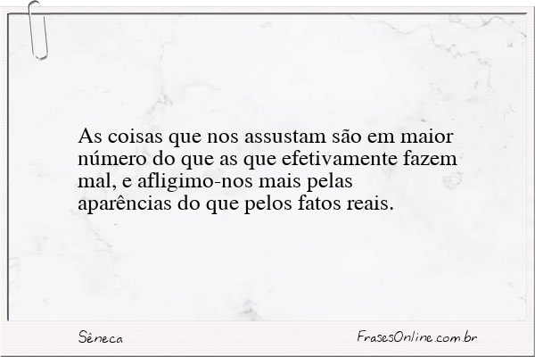 Frase de Sêneca