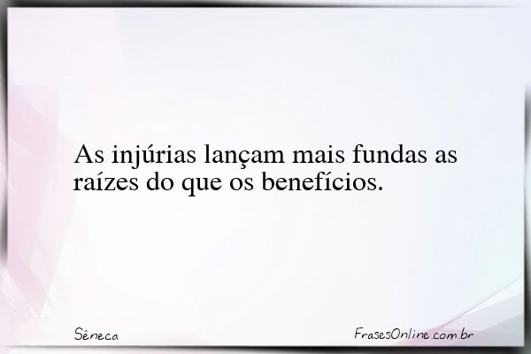 Frase de Sêneca
