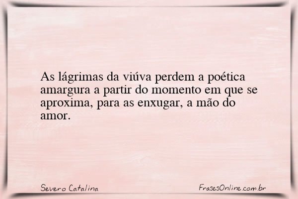 Frase de Severo Catalina