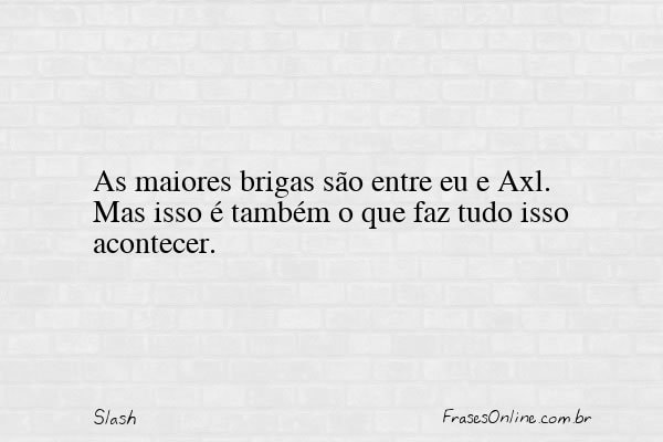 Frase de Slash