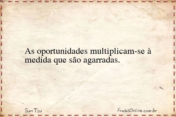 Frase de Sun Tzu
