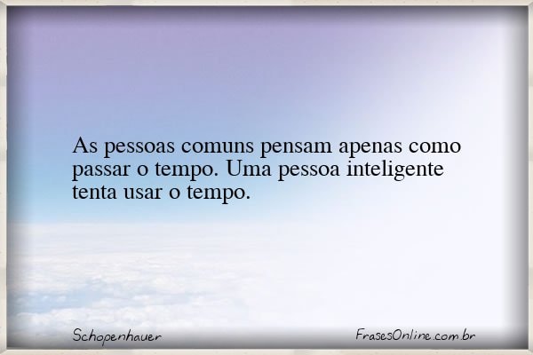 Frase de Schopenhauer