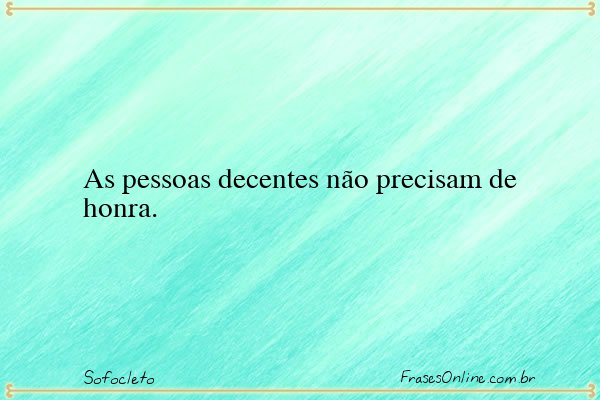 Frase de Sofocleto