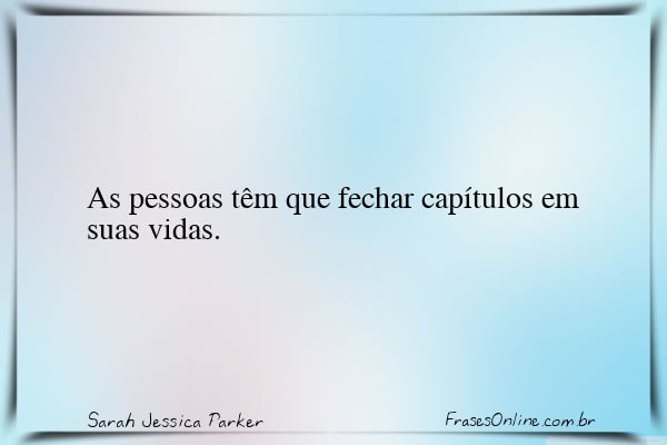Frase de Sarah Jessica Parker