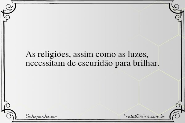 Frase de Schopenhauer