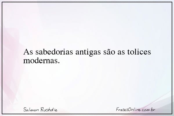 Frase de Salman Rushdie