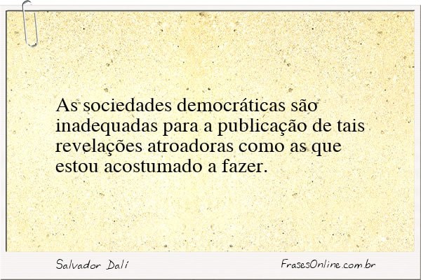Frase de Salvador Dalí