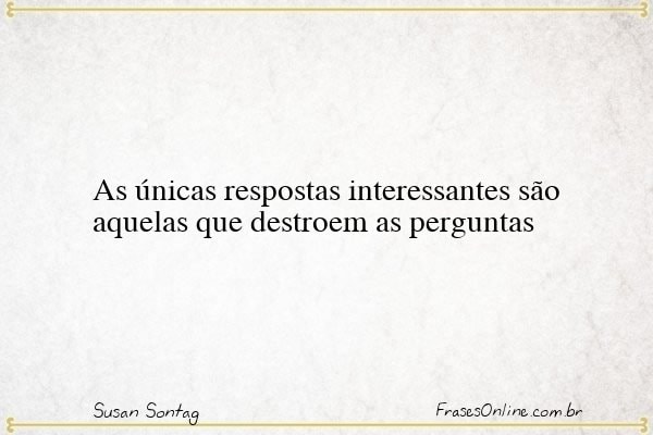 Frase de Susan Sontag