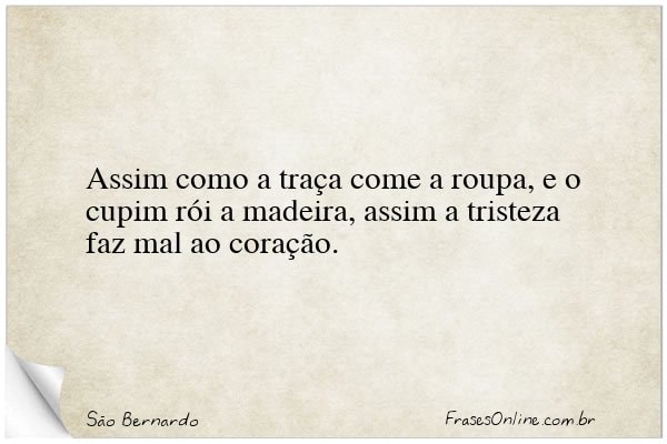 Frase de São Bernardo