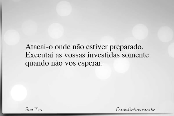 Frase de Sun Tzu