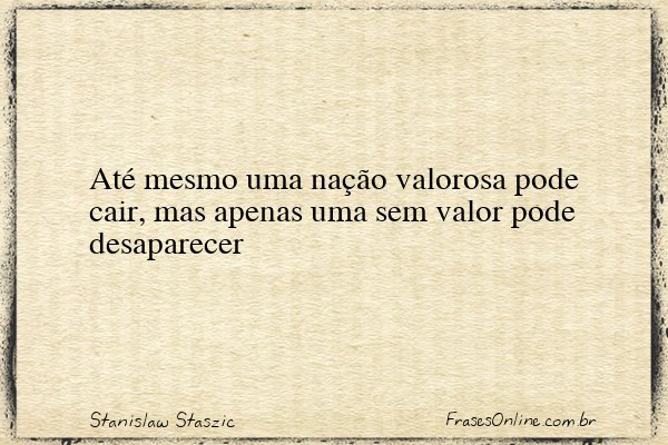 Frase de Stanislaw Staszic