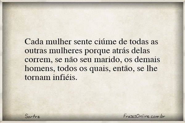 Frase de Sartre