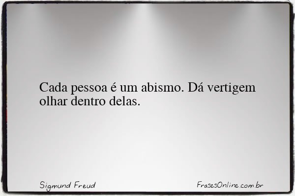 Frase de Sigmund Freud