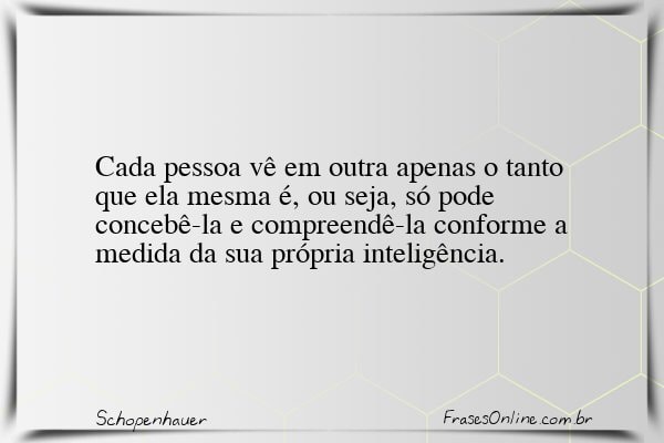 Frase de Schopenhauer
