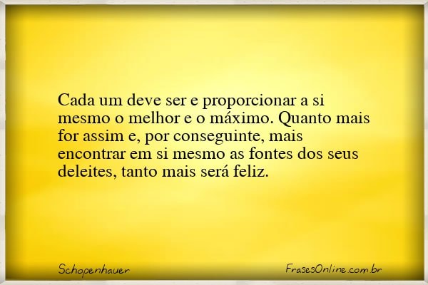 Frase de Schopenhauer