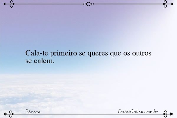 Frase de Sêneca