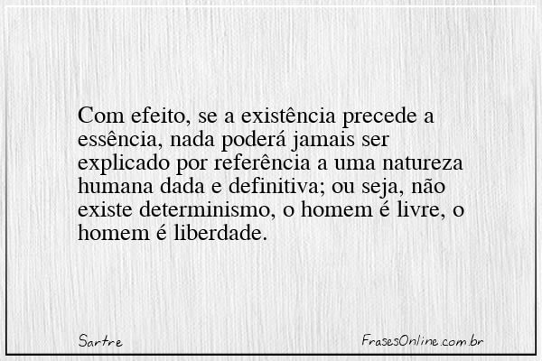 Frase de Sartre