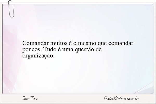 Frase de Sun Tzu
