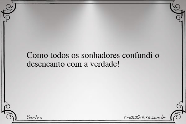 Frase de Sartre