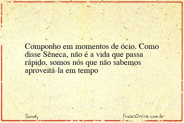 Frase de Sandy