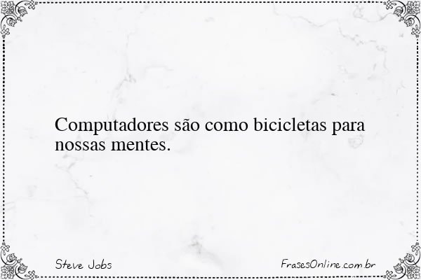 Frase de Steve Jobs