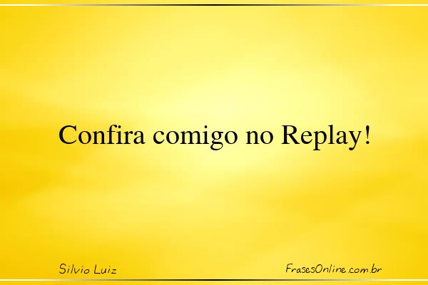 Frase de Silvio Luiz