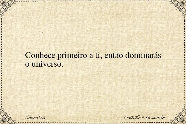 Frase de Sócrates