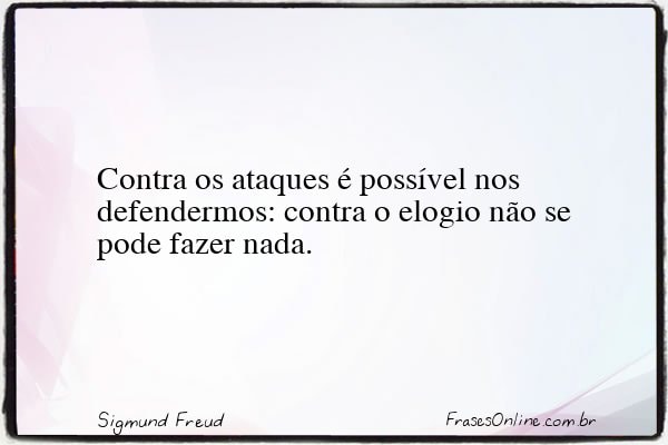 Frase de Sigmund Freud
