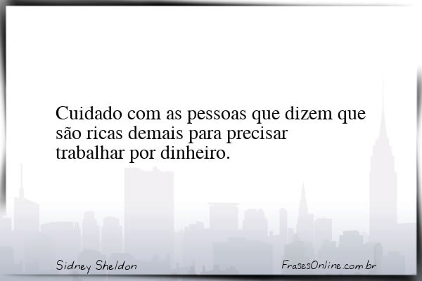 Frase de Sidney Sheldon