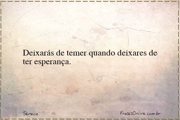 Frase de Sêneca