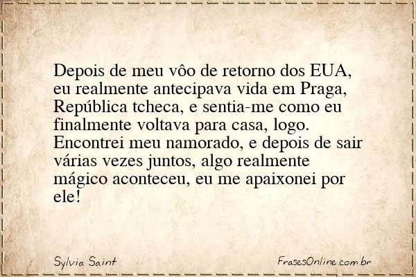 Frase de Sylvia Saint
