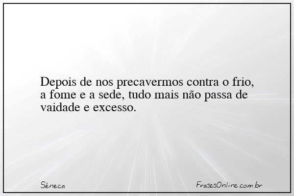 Frase de Sêneca