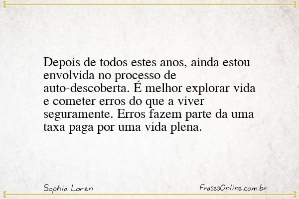 Frase de Sophia Loren