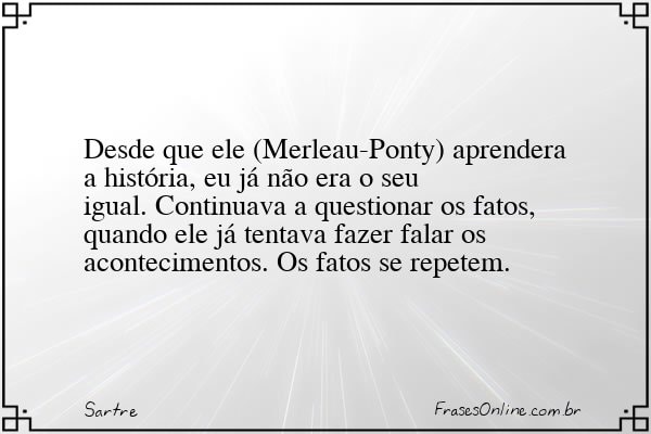 Frase de Sartre