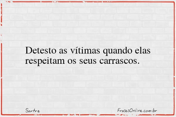 Frase de Sartre