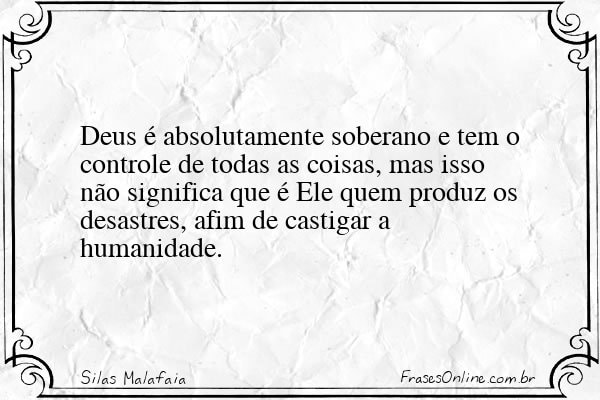 Frase de Silas Malafaia