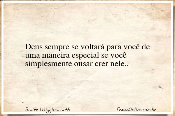 Frase de Smith Wigglesworth