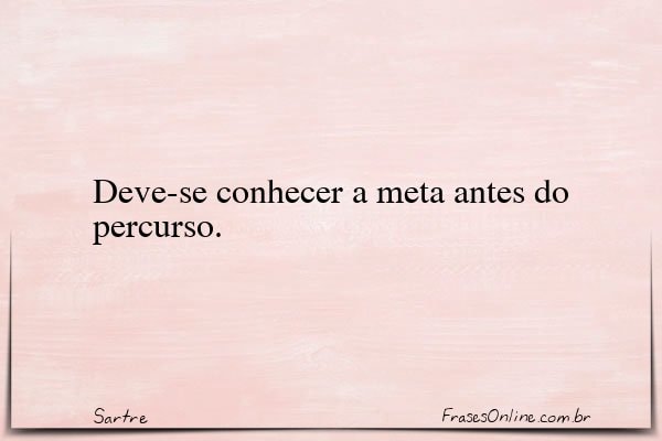Frase de Sartre