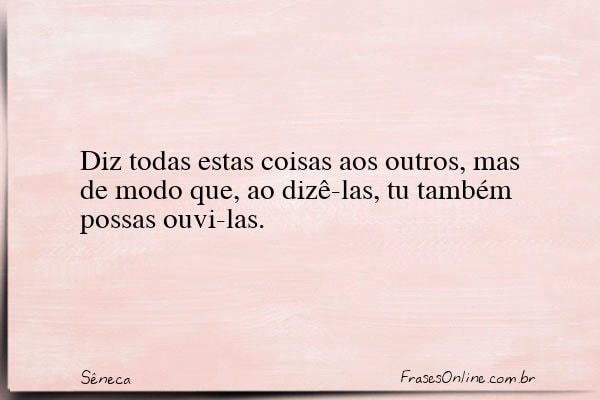 Frase de Sêneca