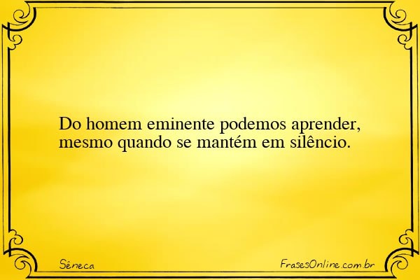 Frase de Sêneca