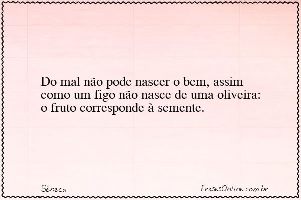 Frase de Sêneca