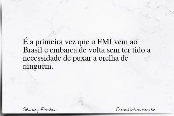 Frase de Stanley Fischer
