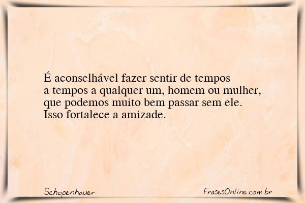 Frase de Schopenhauer