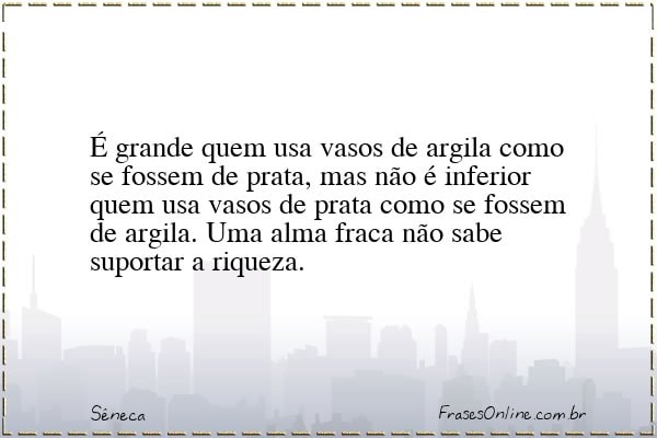Frase de Sêneca