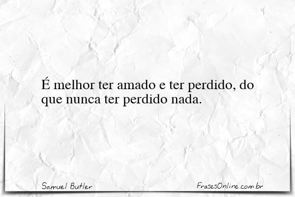 Frase de Samuel Butler