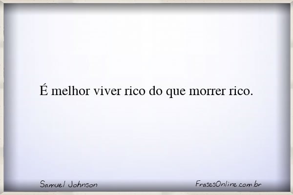 Frase de Samuel Johnson